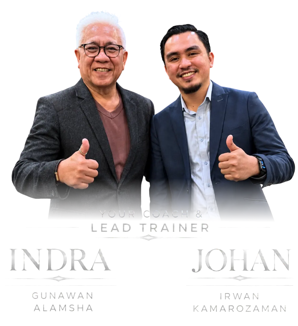 Dato' Indra Gunawan and Johan Irwan