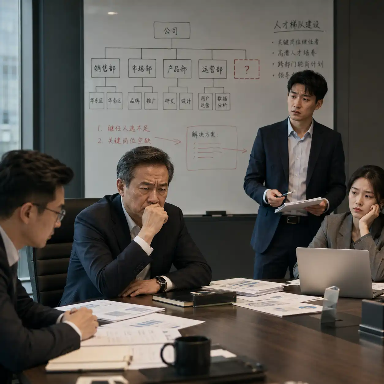 Boardroom with no successor in sight
